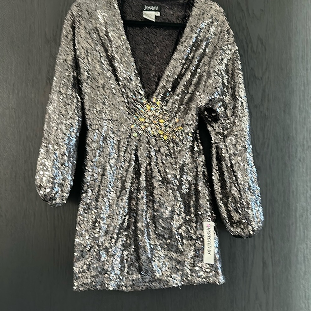 Jovani sequin cocktail dress.